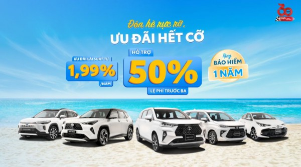 Bảng giá Toyota tháng 5/2025 tại Nghệ An