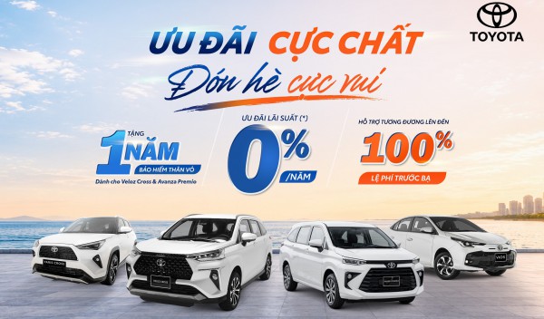 Báo giá Toyota Sông Lam Nghệ An tháng 7/2026