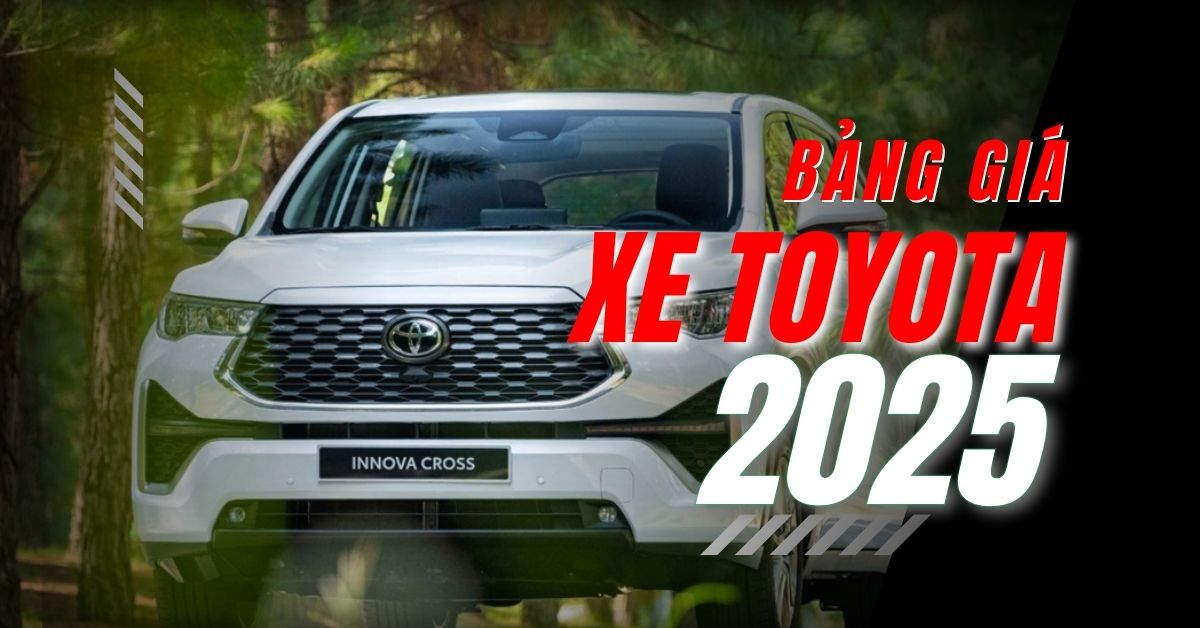 gia xe toyota 2025 tại vin nghệ an