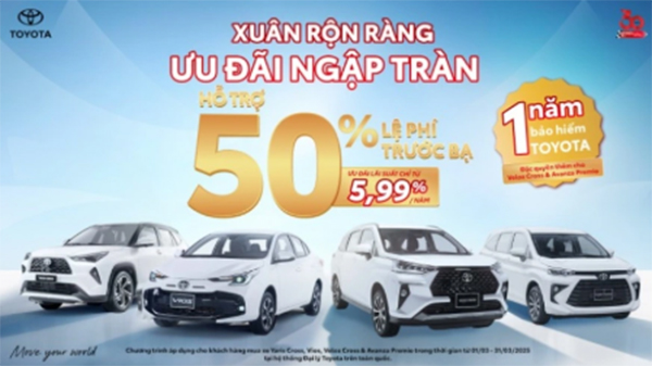 Giá Xe Toyota 2025 : Ưu Đãi Tháng 3/2025 tại Vinh Nghệ An