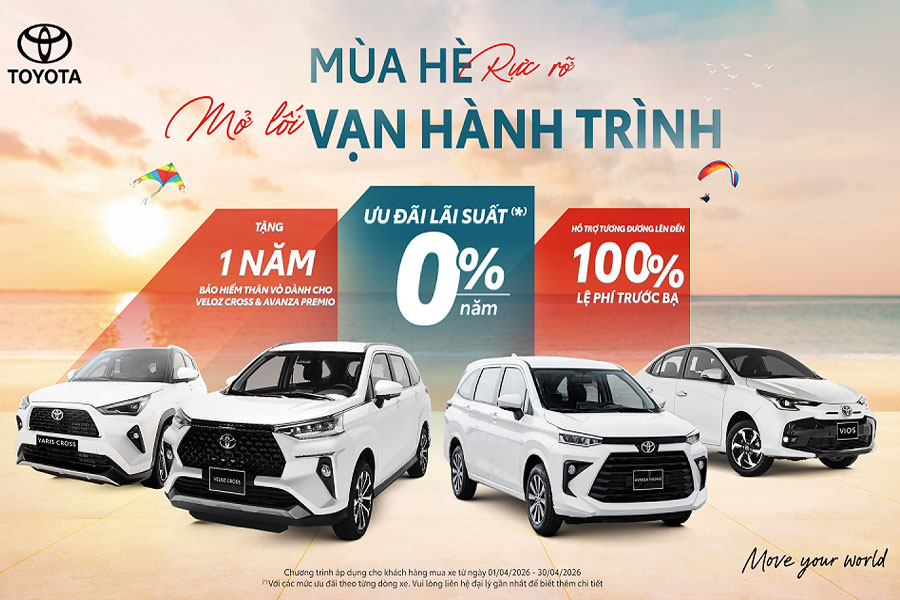 Toyota Sông Lam: Cập nhật báo giá tháng 5/2026 tại Nghệ An (Mới nhất)